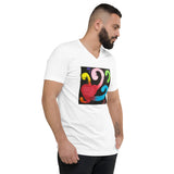 Love Curl Unisex Short Sleeve V-Neck T-Shirt