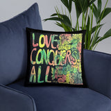 LOVE CONQUERS ALL by Bridgett King, Basic Pillow