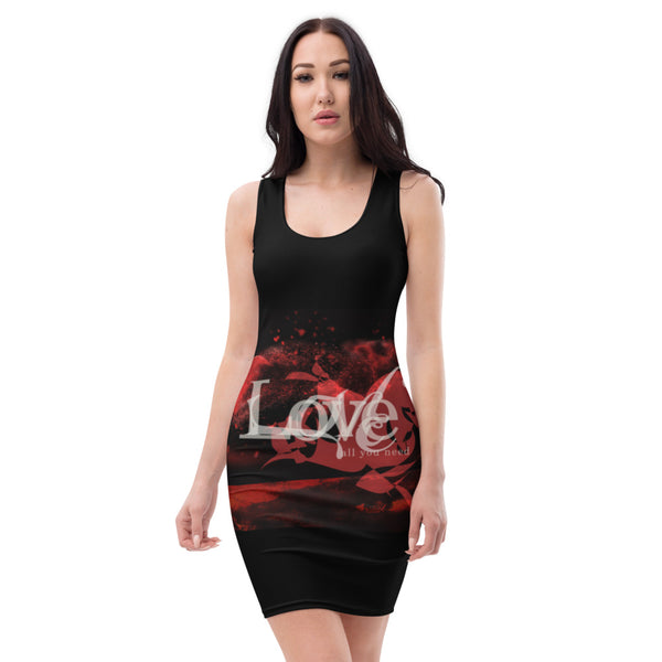 Love is All You Need by Bob Shema, Sublimation Cut & Sew Dress