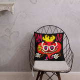 AMOR by Jorge Gutierrez, Premium Pillow