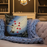 No Fear in Love by Tiffany Clem, Premium Pillow