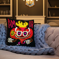 AMOR by Jorge Gutierrez, Premium Pillow