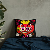 AMOR by Jorge Gutierrez, Premium Pillow