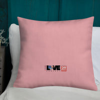 Love Recognizes No Barriers by Harlee-May Wyman, Premium Pillow