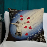 No Fear in Love by Tiffany Clem, Premium Pillow