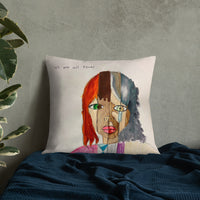 We Are All Equal by Jenevieve Jackson, Premium Pillow