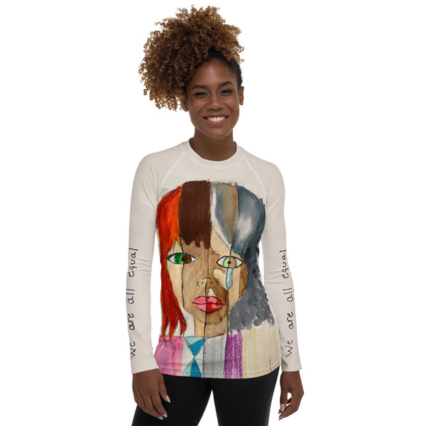 We Are All Equal by Jenevieve Jackson, All Over Print Shirt