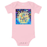 Where there is Love by Anais Fujuki-Hastings, Baby short sleeve one piece