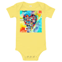 All You Need is Love by Alexa Reagan, Baby short sleeve one piece