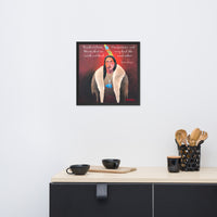 Teach Us Love by Tom McKinney, Framed poster