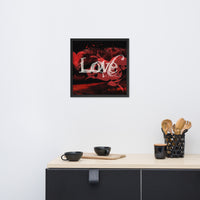 Love is all you need by Bob Shema, Framed poster