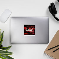 Love is All You Need by Bob Shema, Bubble-free stickers