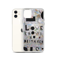 Love Knows No Distance iPhone Case