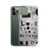 Love Knows No Distance iPhone Case