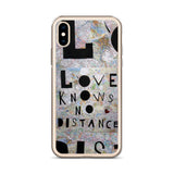 Love Knows No Distance iPhone Case