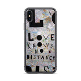 Love Knows No Distance iPhone Case