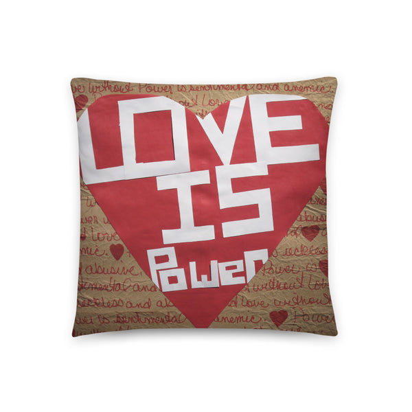 Love is Power -  Pillow