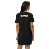 Power Without Love is Reckless by Keisy Moreno, Organic cotton t-shirt dress