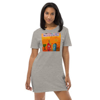 Power Without Love is Reckless by Keisy Moreno, Organic cotton t-shirt dress
