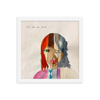 We Are All Equal by Jenevieve Jackson, Framed photo paper poster