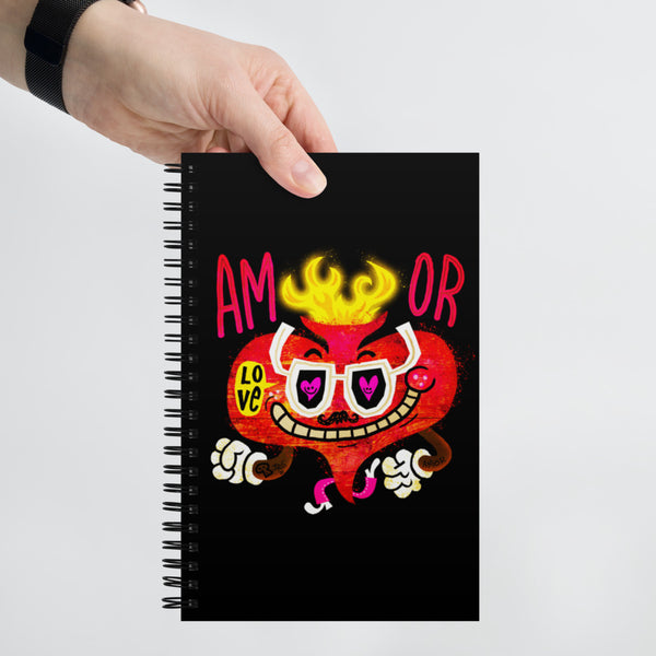 AMOR by Jorge Gutierrez, Spiral notebook