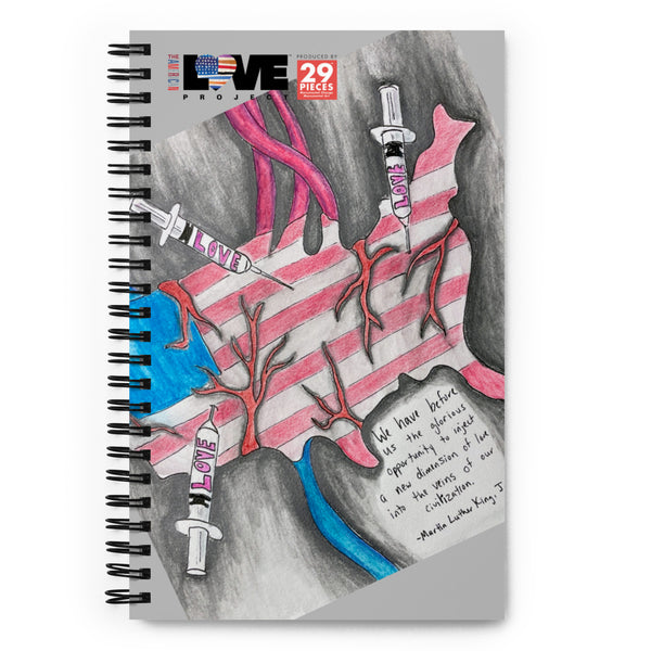 A New Dimension of Love by Linda Creglow, Spiral notebook