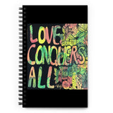 Love Conquers All by Bridgett King, Spiral notebook