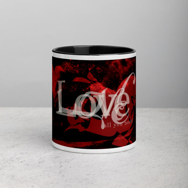 Love Is All You Need Mug with Color Inside from Bob Shema Collection