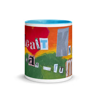 Power Without Love is Reckless by Keisy Moreno, Mug with Color Inside