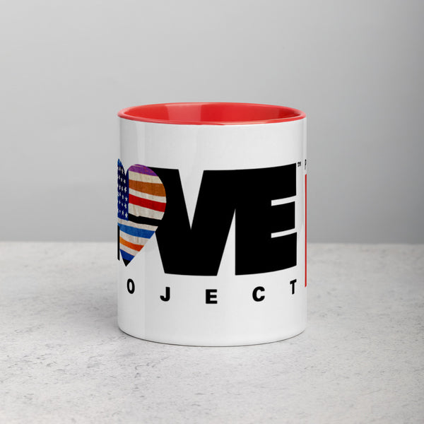 The American LOVE Project Mug with Color Inside