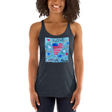 Love Conquers All by Sienna Trenary, Women's Racerback Tank