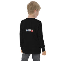 Let Love Reign by Felicia Shaw, Youth long sleeve tee